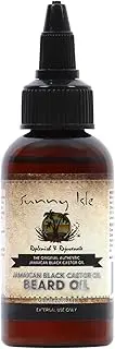 Sunny Isle Jamaican Black Castor Beard Oil, 2 Ounce