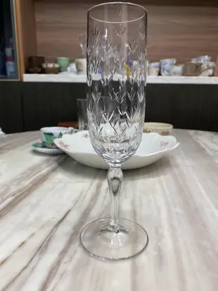 蒂芙尼水晶杯 tiffany高腳水晶香檳杯 紅酒杯 器型修長