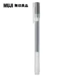 【MUJI 無印良品】自由換芯附蓋膠墨筆/黑0.7MM