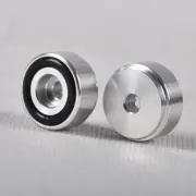 4pcs HIFI Aluminium Silver 20*10 Computer/Speaker/amplifier Machine feet/pads
