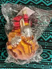 Sealed Radko BUNNY DRIFTER WOODLAND WINDS Ornament Rabbit Bird 5”
