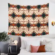 Ancient Aztec Pattern Tapestry