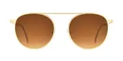 VANNI VS668 C66 Men's Sunglasses Gold Size 52