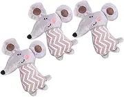 VERDANVERSE 3pcs Plush Mouse for Cats Interactive Catnip Mice with Big Ears Durable and Safe Plush Design for Mental Stimulation and Playtime Activities