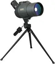 SVBONY SV41 Spotting Scope 25-75x70 Compact and Powerful Mini Mak Telescope for Target Shooting Travel Bird Watching Both Terrestrial and Astronomical Use Waterproof Spotting Scope (Tabletop Tripod)