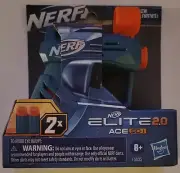 Nerf Elite 2.0 Ace SD-1 2 x Blasters, 4 Official Nerf Elite Darts NIB