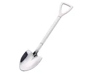 Spoon Creative Wear-resistant Coffee Ice Cream Teaspoon for Kitchen-Silver B