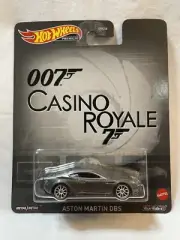2023 Hot Wheels Premium ASTON MARTIN DBS 007 Casino Royale Retro Entertainment