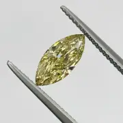 AIG Certified Natural Diamond 1.50 Ct Marquise Cut Brown Yellow For Jewelry Ring