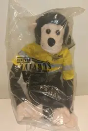 COOPERS BREWERY stout Monkey Plush in Hi-vis Work Shirt, Never opened..