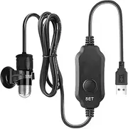 Hsthe Sea USB Powered Submersible Aquarium Heater Fish Tank Heater 10W External Temperature Controller LED Display for 2-3L Fish Tank
