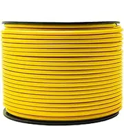 Plastic Welding Rods Household Covered Electrode, PVC Welding Wire Plastic Flooring Leather Welding Wire for Living Room Floor, 100 Metres(Yellow)