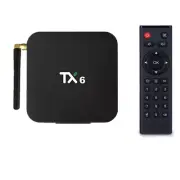 TX6 H6 Quad Core 4G+64GB Android9.0 TV Box Dual 2.4Ghz WIFI HD Media Player