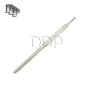 ROUND SCALPEL HANDLE #3 STAINLESS WITH GRIP SURGICAL VETERINARY DENTAL
