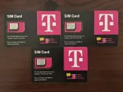 FREE SHIPPING: T-Mobile SIM Card 3-PACK Micro/Nano/Standard 5G/4G LTE/2G