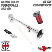 150DB Super Loud 12V Single Trumpet Air Horn Compressor Truck Lorry Boat Train