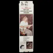 Edmunds 2941 9" x 18" Sit-on Split Rail Needlework Wood Scroll Frame USA