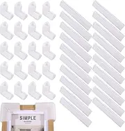CHGCRAFT 40 Pcs 2 Styles L-shaped Edge and U-shaped Foam Protection Table Corner Protector Fome Furniture Corner Guards For Mirror Photo Moving
