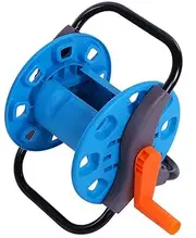 Portable Garden Water Pipe Hose Reel Cart Organizer Fast Smooth Tube Collection Quick Installation Strong Fixation Easy Assemble for Home Garden