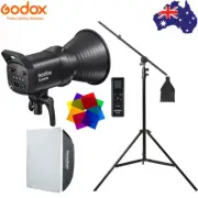 Godox SL60IIBI LED Video Light with 60*60cm Softbox, Boom Arm Light Stand