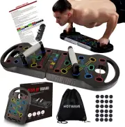 HOTWAVE Push up Board Fitness, Portable Foldable 20 in 1 Push up Bar at Home Gym