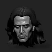 Nicolas Cage Superman v1 Flash movie custom head for action figure