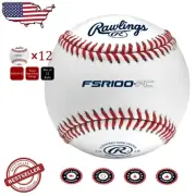 Bulk 12 Count Pro Comp Baseballs with Cushioned Cork Core - Perfect for Practice