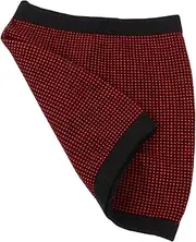 FRCOLOR Wool Jacquard Waist Support Waist Trainer Wrap Waist Belt Waist Trainer Vest Weight Lifting Belts Back Belt for Men Abdominal Binder for Men Weights for Home Gym Red Cashmere