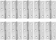10 Pcs Stainless Steel Home Furniture Hardware Door Hinge Long 2.15 x 1.3...