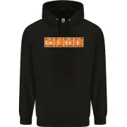 Coffee Periodic Table Chemistry Geek Funny Mens 80% Cotton Hoodie