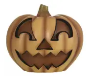Giant Halloween Pumpkin with Flickering Flame Effect and Sound 47cm x 41cm New