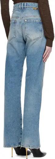 front-slits bootcut jeans FR44,FR46 Gray