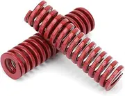 2Pcs Mould Springs High Accuracy Steel Medium Light Loading Spiral Stamping Compression Die Spring OD 10mm ID 5mm Red