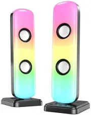 Computer Speakers for Desktop, 20W Hi-Fi Stereo Gaming Speakers with Bluetoot...