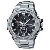 在飛比找momo購物網優惠-【CASIO 卡西歐】G-SHOCK藍芽連線指針錶(GST-