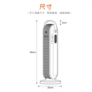 【Philips 飛利浦】塔式暖風機/陶磁電暖器-可遙控 AHR2142FD