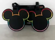 Disney Mickey Mouse Rainbow Luggage Tags Bag Charm Pride NWT