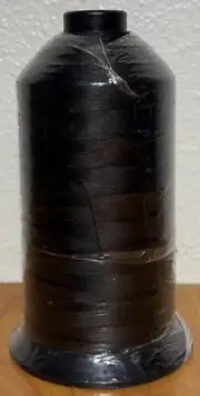 Keyston Bros. Round-Up Bonded Polyester Sewing Thread Size 92 BLACK