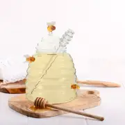 Transparent Honey Container Clear Jar Spice Jars with Labels Baby