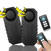 2x Security Wireless Sensor Car AUTO Vehicle Burglar Door Vibration Alarm Alert