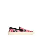 Saint Laurent Pink Cotton Women's Sneaker Authentic