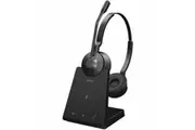 Jabra Engage 45 SE Wireless Over-the-ear, Over-the-head, On-ear Stereo Headset - Binaural - Supra-aural - 15000 cm - DECT - 40 Hz to 16 kHz