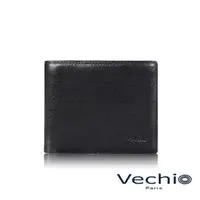 在飛比找momo購物網優惠-【VECHIO】台灣總代理 堅毅號 9卡中間翻透明窗皮夾-黑