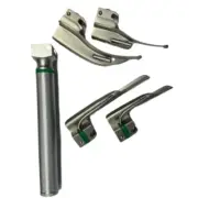 Primium Fiber Optic Laryngoscope Set - MAC & Miller Blades |Complete Medical Kit