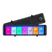 Wireless Carplay Android Auto Car Driving Recorder with 11.26 Inch IPS Touchscreen with 4K Front and Rear View Camera