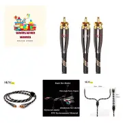RCA Y Splitter Cable 1 Male to 2 Male Subwoofer Cord, BG Series Ultra-high Pu...