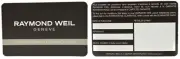 Raymond Weil Unfilled Guarantee Card Lot of 100