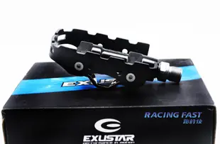 EXUSTAR E-PS815 飛輪車專用踏板 黑色 486g Shimano MTB系統適用 飛輪台 飛輪車 ☆跑的快