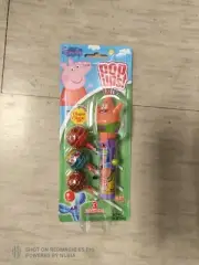 POP UPS! LOLLIPOP Peppa Pig CHUPA CANDY(Packing Error with Patrick Star) Sealed