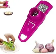 Hand Garlic Grinder-Small Hand Grinder for Garlic, 2023 New Hand Press Garlic Chopper, Hand Pepper Grinder, Garlic Press Hand Specialty Tools (1 pcs Red)